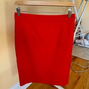 The Limited red pencil skirt size 0